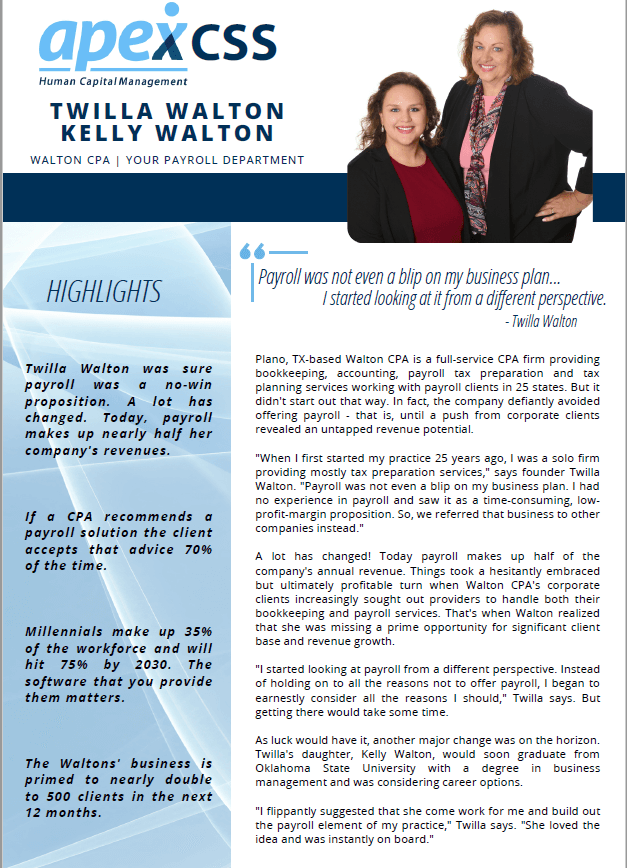 Case study: Hear how one firm expanded beyond accounting services to include payroll and HR services